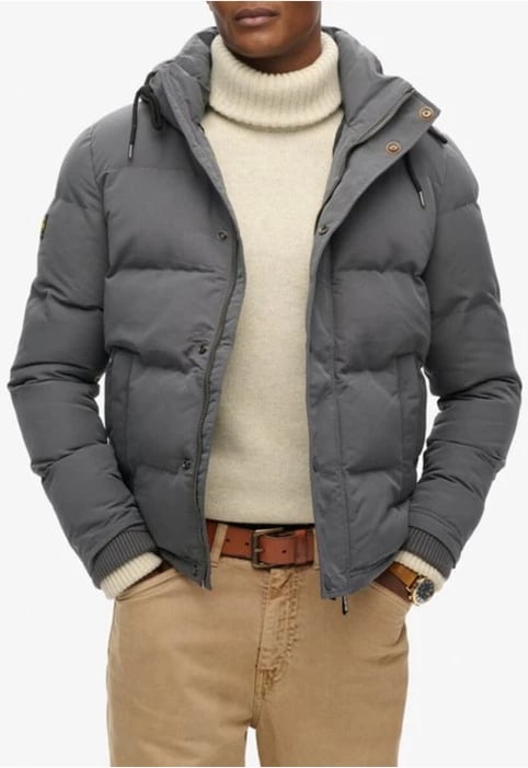 Jakne Superdry meshkuj, gri