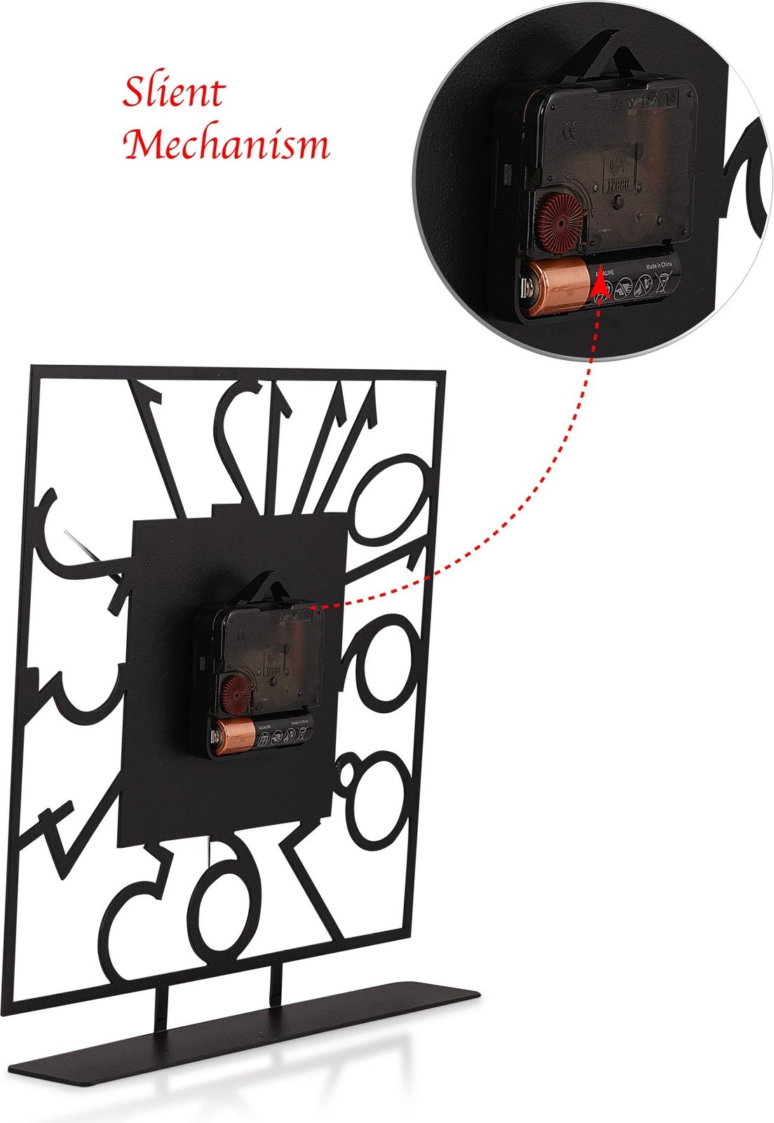 Orë dekorative Aberto Design, Piazza, e zezë