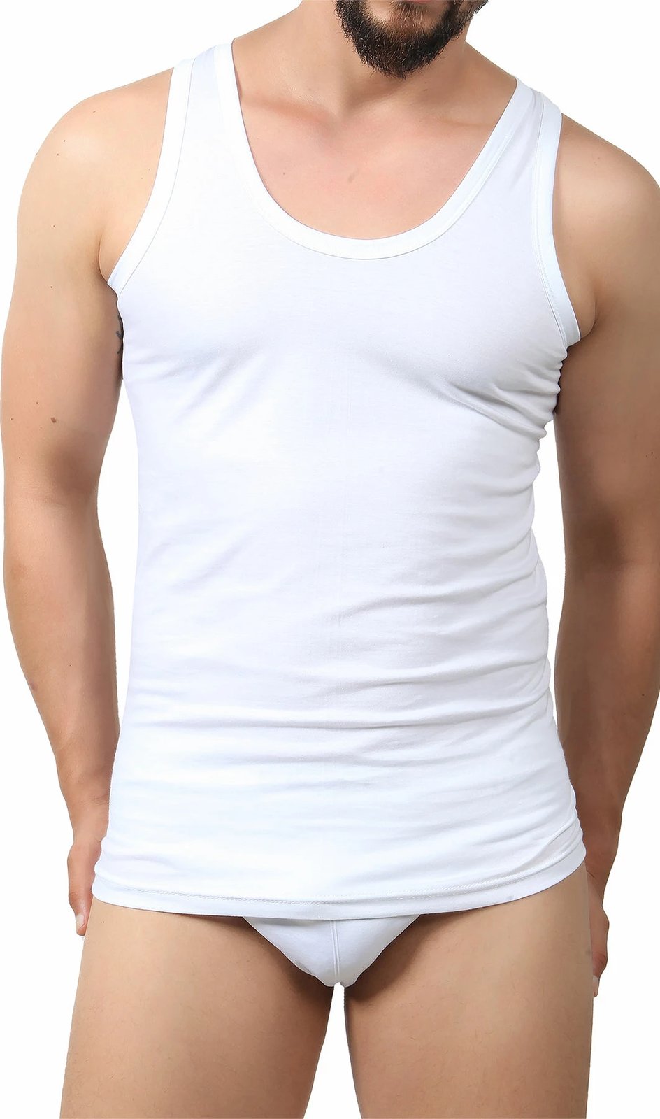 Fanellë e brendshme për meshkuj, Jumeon, 001-00K101, e bardhë