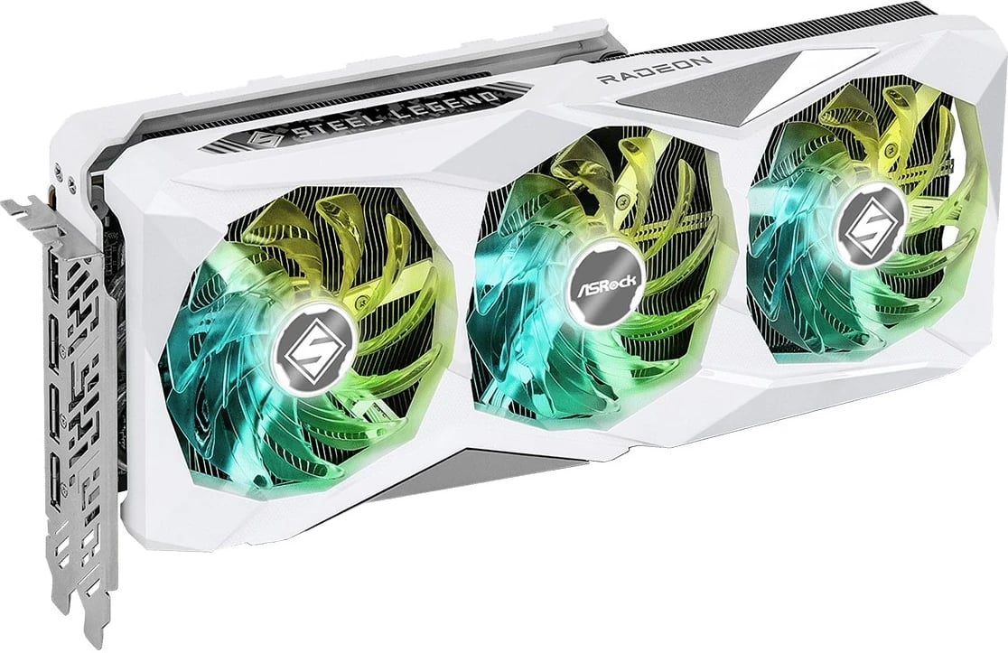 Kartelë grafike Asrock Radeon RX 7800 XT Steel Legend OC 16 GB GDDR6 e bardhë Kartelë grafike Asrock Radeon RX 7800 XT Steel Legend OC 16 GB GDDR6 e bardhë