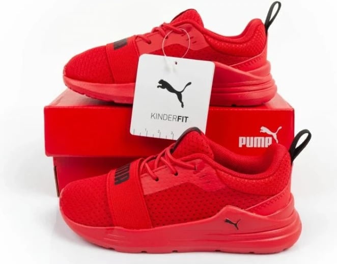 Atlete për fëmijë Puma, të kuqe