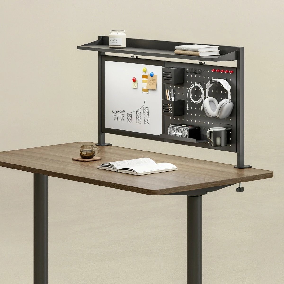 Ndarës tavoline Ergo Office ER-301B me aksesorë, i zi Ndarës tavoline Ergo Office ER-301B me aksesorë, i zi