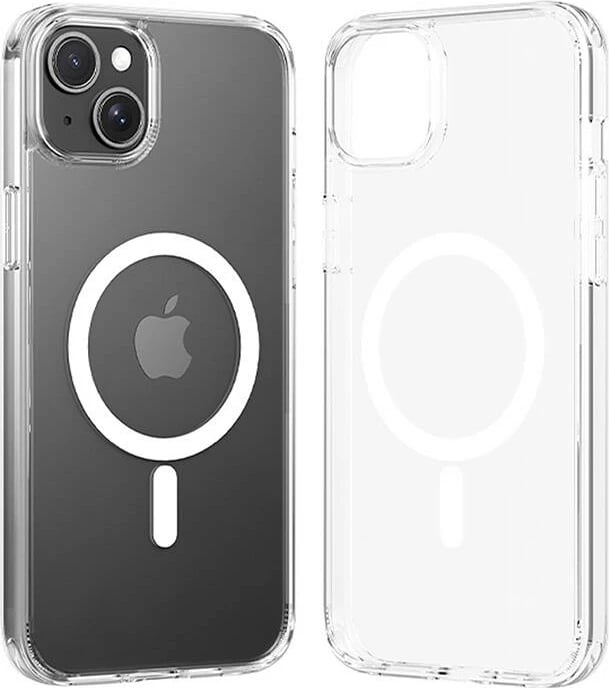 Mbështjellës Vention KUCT0-10 për iPhone 15, transparent, me MagSafe