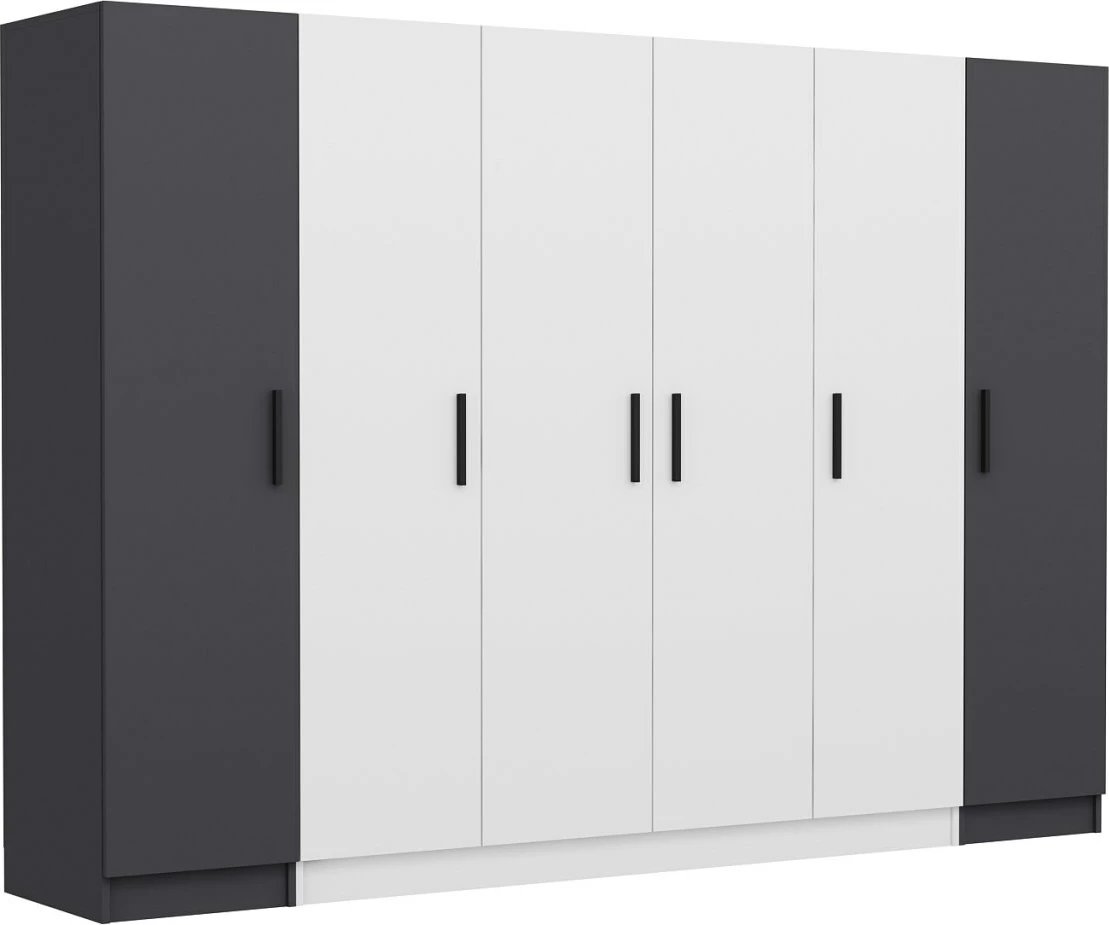 Dollap për dhomë gjumi, Skye Decor, i bardhë, Kale - 3080