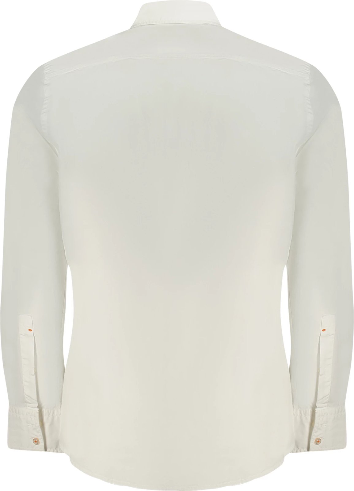 Këmishë për meshkuj BOSS me mëngë të gjata, e bardhë