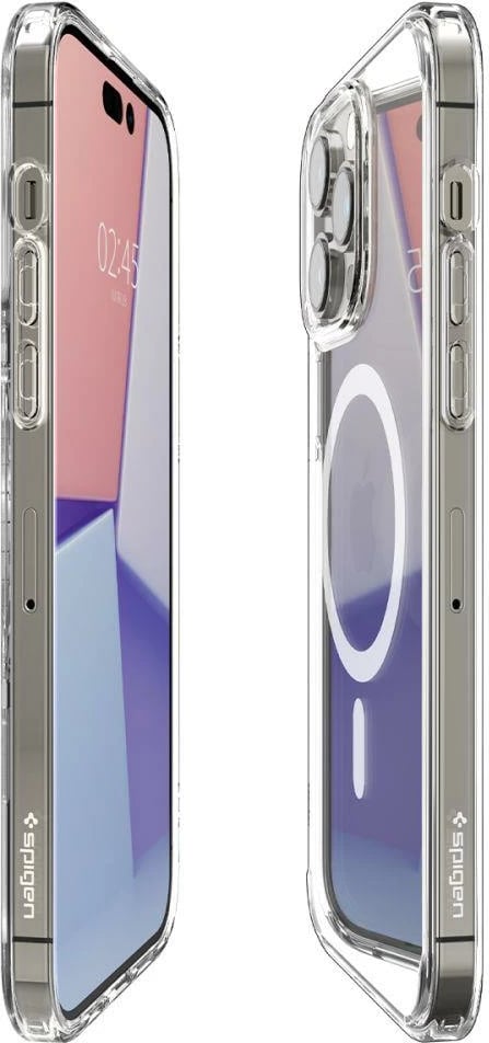 Mbështjellës Spigen Ultra Hybrid Mag për iPhone 14 Pro Max, Transparent/Bardhë