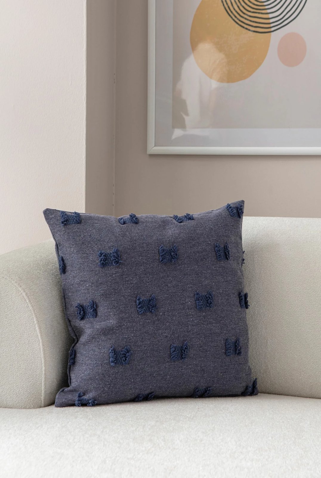 Jastëk mbulesë, ngjyrë kaltër, Tuffet, Evila Originals