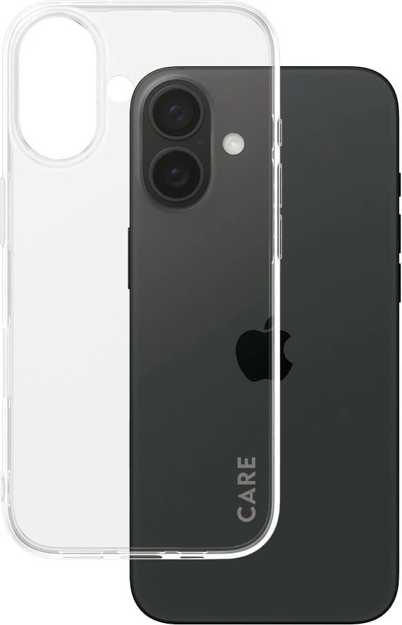 Mbështjellës PanzerGlass CARE Case Fashion X-Ray Soft Basic për iPhone 16, transparent