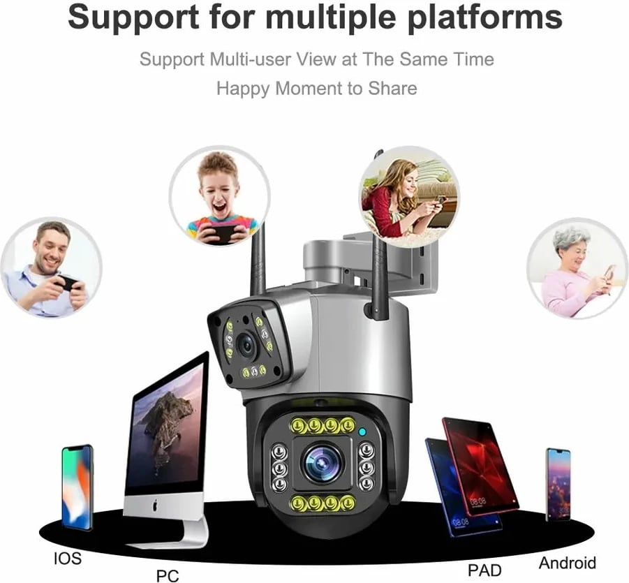 Kamere WiFi 8.0MP HD V380 Pro