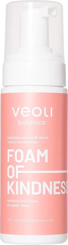 Shkumë pastruese për fytyrë për femra Veoli Botanica Foam Of Kindness, 150ml