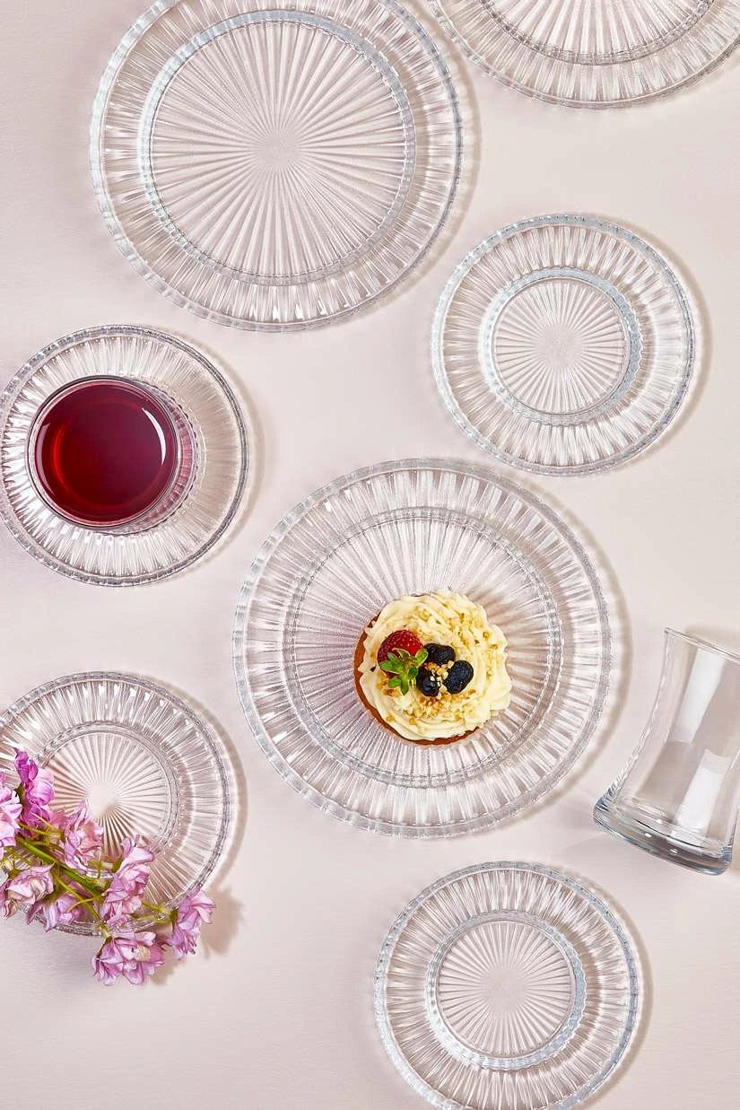 Set çaji prej xhami, 18 pjesë, Hermia Lina Set çaji prej xhami, 18 pjesë, Hermia Lina