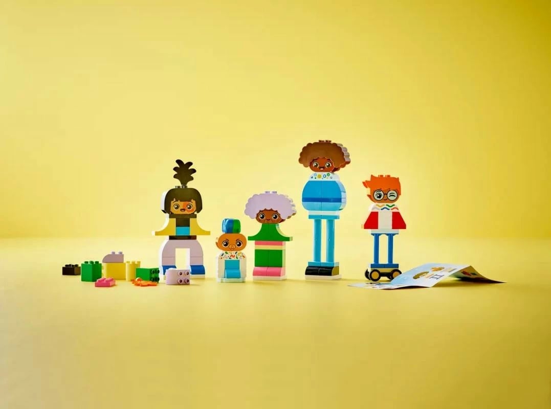 Set lodrash LEGO DUPLO 10423, figura me emocione, 71 pjesë, plastikë, shumëngjyrëshe