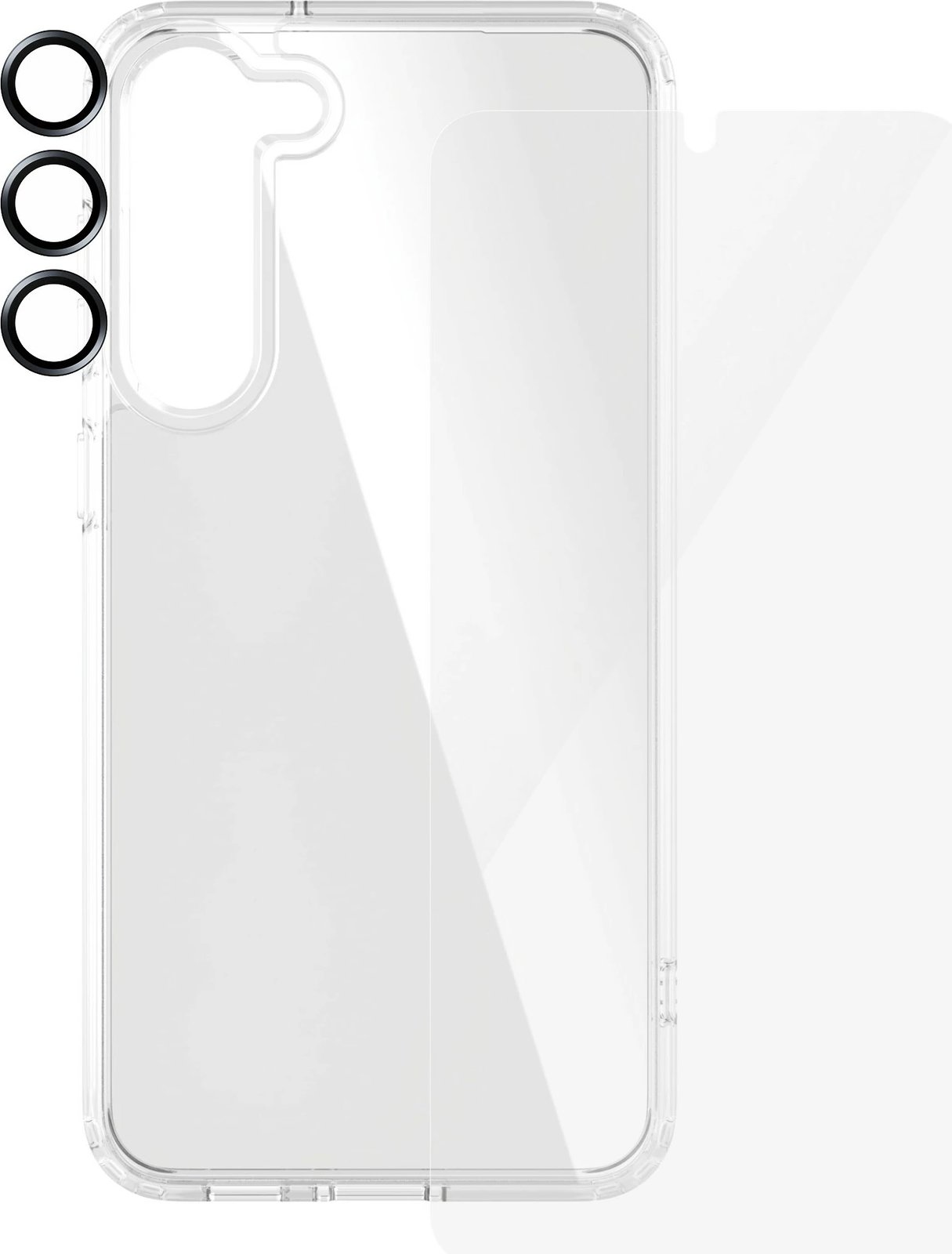 Mbështjellës PanzerGlass 3-in-1 për Samsung Galaxy S24 Plus, transparent
