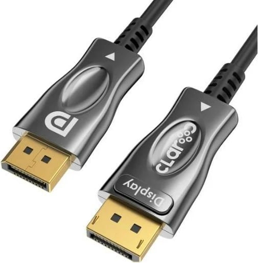 Kabllo DisplayPort CLAROC 1.4 AOC, 8K, 20 m, e zezë