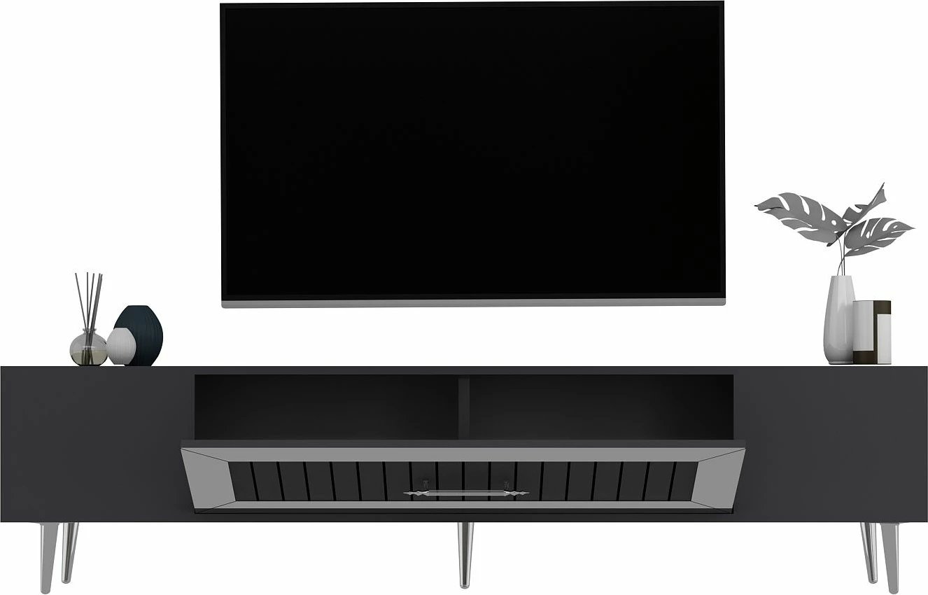 Komodë TV Skye Decor, anthracite, argjend, Dekolp3