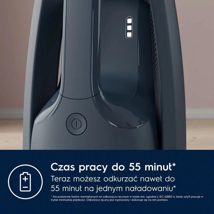 Fshesë me korrent pa kabllo Electrolux ES52B25WET, 300 ml, 55 min, Navy blue, me aksesorë Fshesë me korrent pa kabllo Electrolux ES52B25WET, 300 ml, 55 min, Navy blue, me aksesorë
