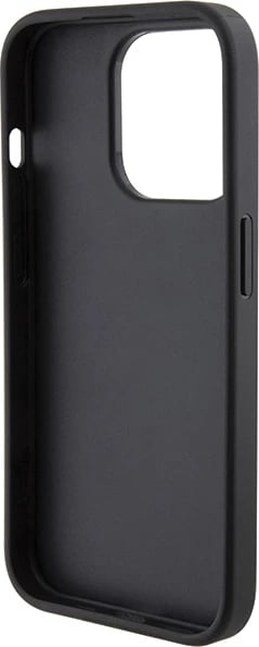 Mbështjellës Karl Lagerfeld Quilted K Pattern për iPhone 15 Pro, i zi