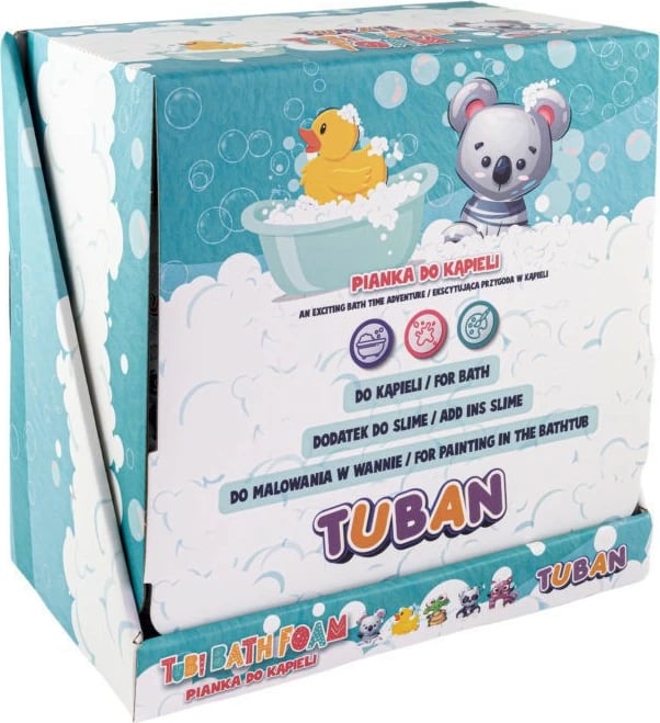 Set shkumë për banjë TUBAN Tubi Bath Foam, 200 ml, 15 copë, Mix ngjyrash Set shkumë për banjë TUBAN Tubi Bath Foam, 200 ml, 15 copë, Mix ngjyrash