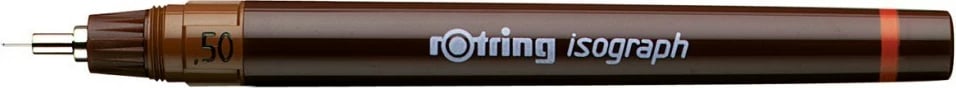 Set stilolapsa Rotring Isograph, 0.2/0.3/0.5 mm, 4 copë, Zi