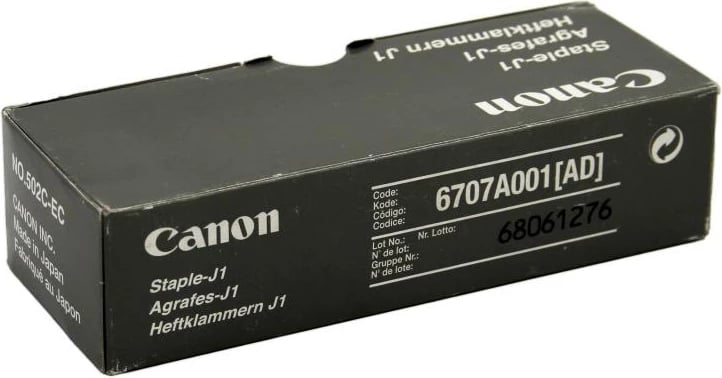 Kapësa zyre Canon Type J1 6707A001 38-75 fletë