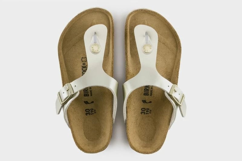 Këpucë Birkenstock për fëmijë, të verdha