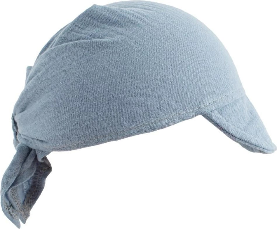 shami muslini verore me strehë për bebe, NEW BABY, madhësi 68/74, 100% pambuk, blu