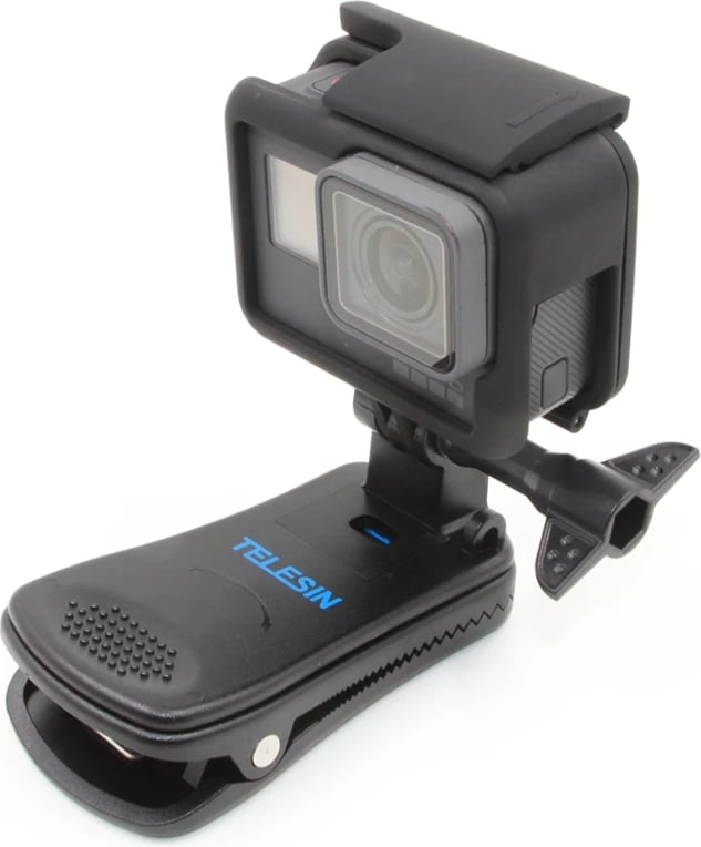 Mbajtës për çantë shpine Telesin GP-JFM-003 për kamera sportive, i zi