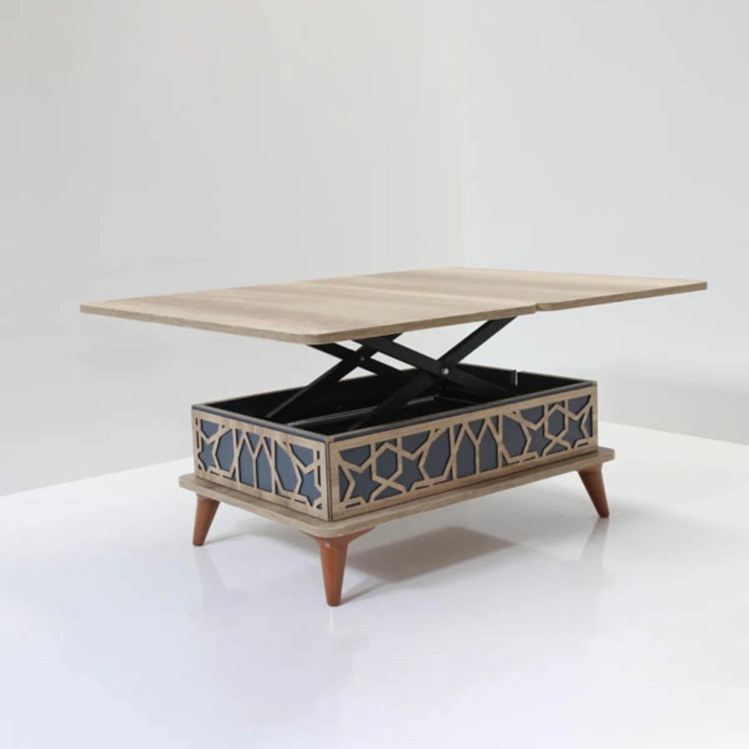 Tavolinë kafeje Skye Decor, Ottowa Ada - Alaska, blu