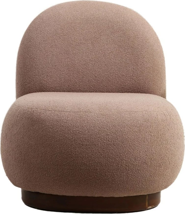 Karrige Wing Tina, ngjyrë kapuçino, Atelier del Sofa