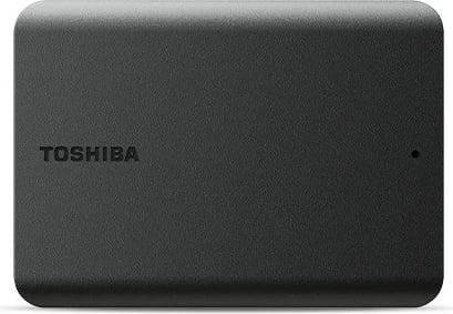 Hard disk i jashtëm Toshiba Canvio Basics, 2 TB, 2.5", USB 2.0/3.2 Gen 1, i zi