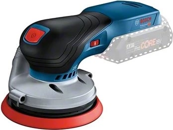 Lëmues orbital Bosch GEX 18V-125, pa kabllo, 18V, i zi/kaltër/gri