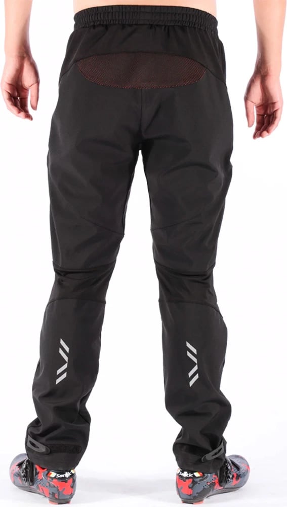 pantallona çiklizmi Rockbros YPK1007R 2XL, sistem termik tre-shtresor, material elastik, elemente reflektuese, xhepa të mëdhenj, të zeza