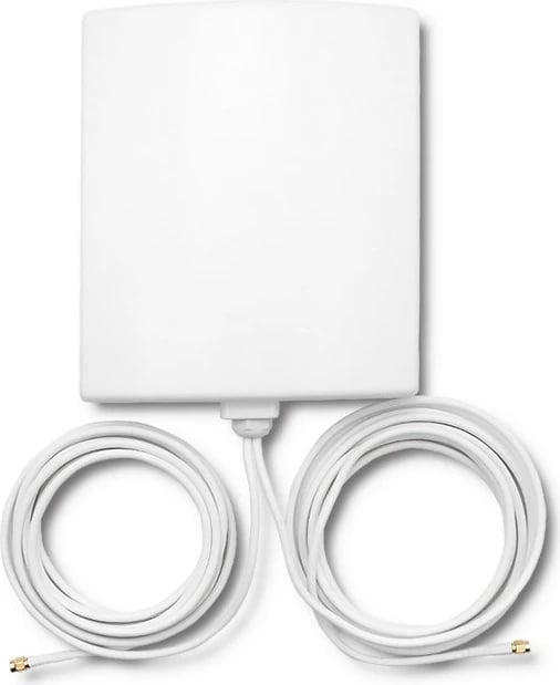 Antene Qoltec 57022 5G, 14 dBi, e bardhë