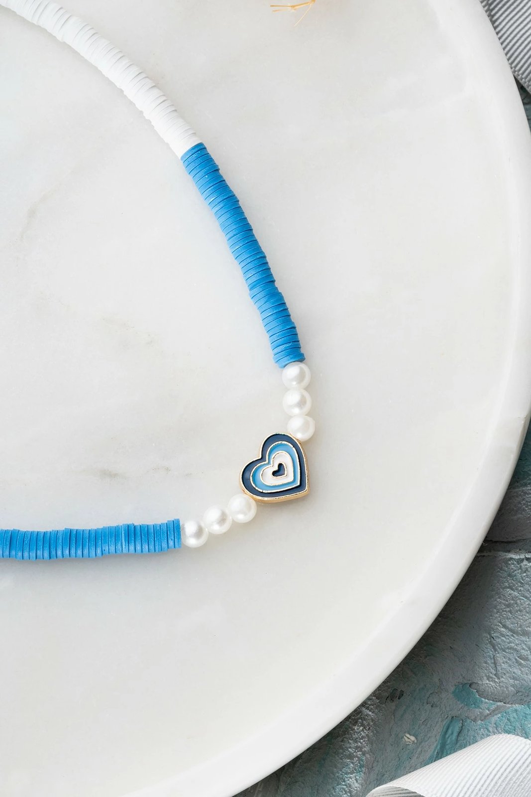 Qafore Jumeon, ngjyrë kaltër dhe bardhë, B235519