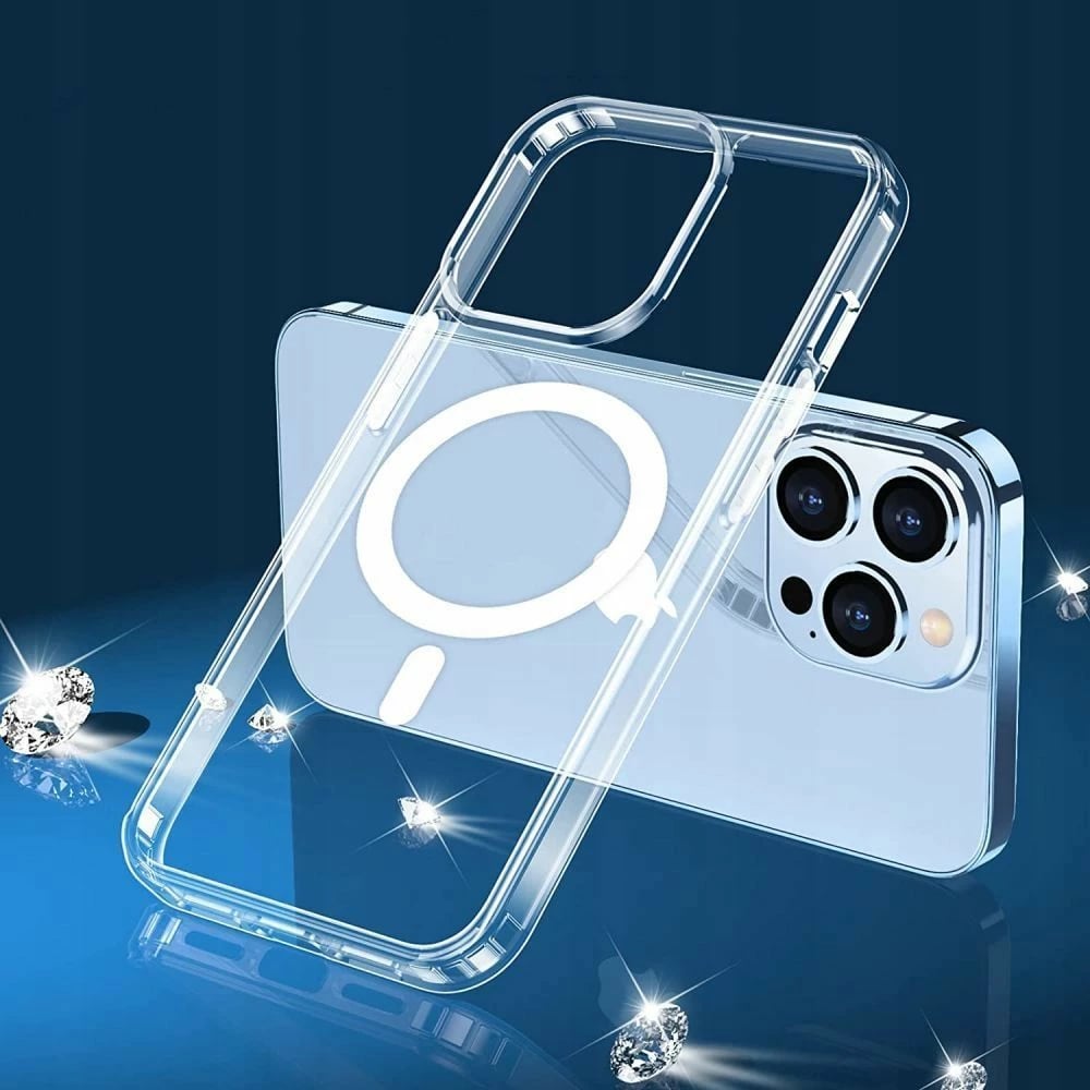 Mbështjellës Tech-Protect FlexAir Hybrid MagSafe për iPhone 14 Pro, Transparent