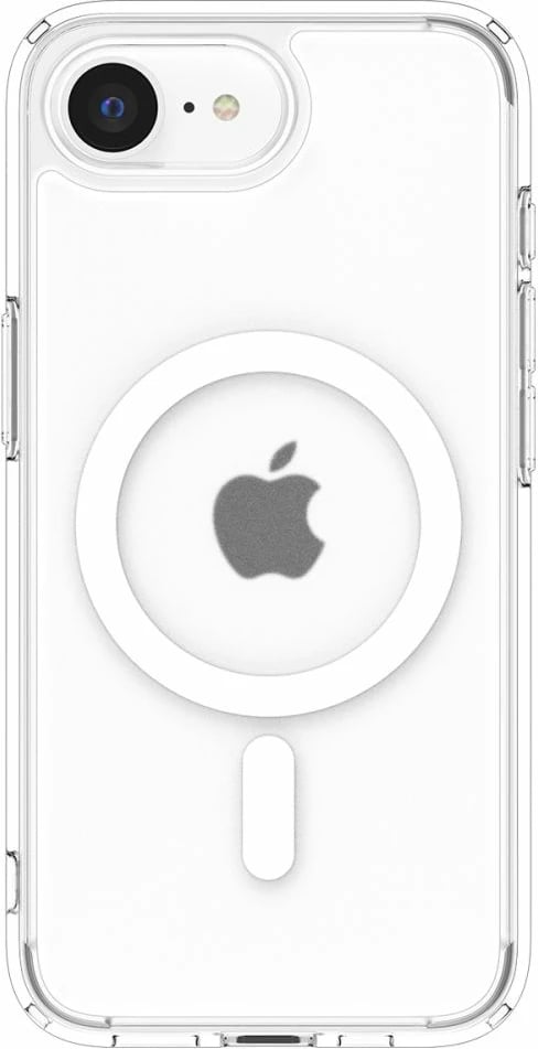 Mbështjellës Spigen Ultra Hybrid MagSafe për iPhone 16e, i bardhë, gjysmë-transparent