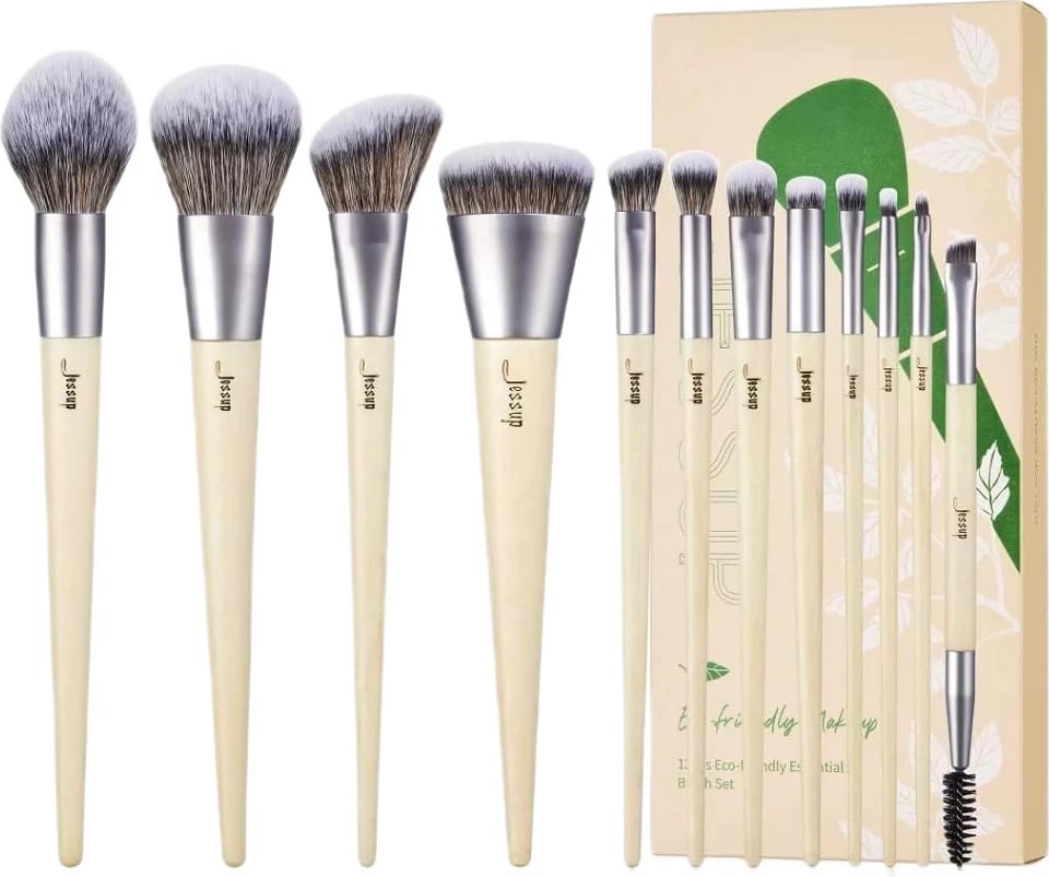 Set furçash për grim JESSUP T327 për femra, 12 copë