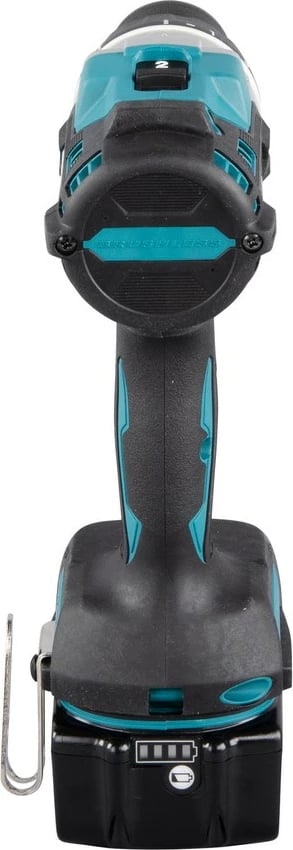 Makineri shpimi Makita DDF486RTJ, 18V, 2 shpejtësi, pistol grip, zi/blu