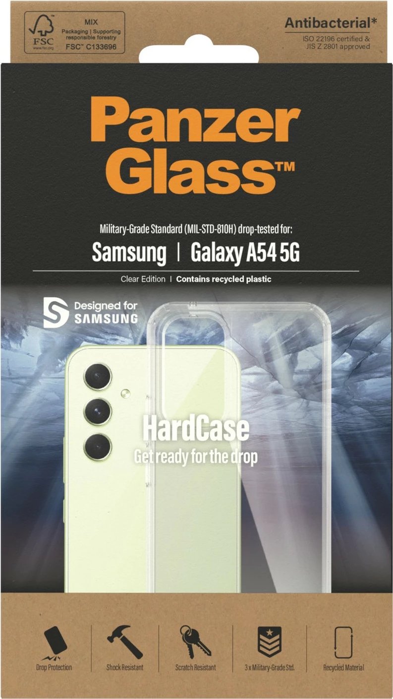 Mbështjellës PanzerGlass për Samsung Galaxy A54 5G, transparent