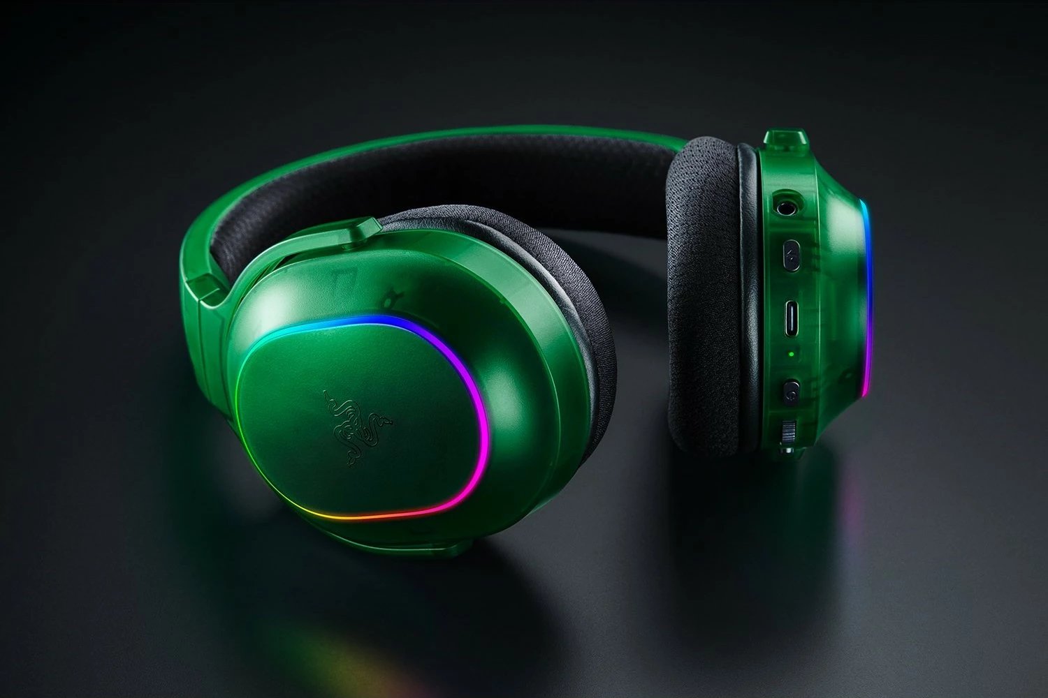 Kufje gaming Razer Barracuda X Chroma, wireless, 70 orë bateri, phantom green