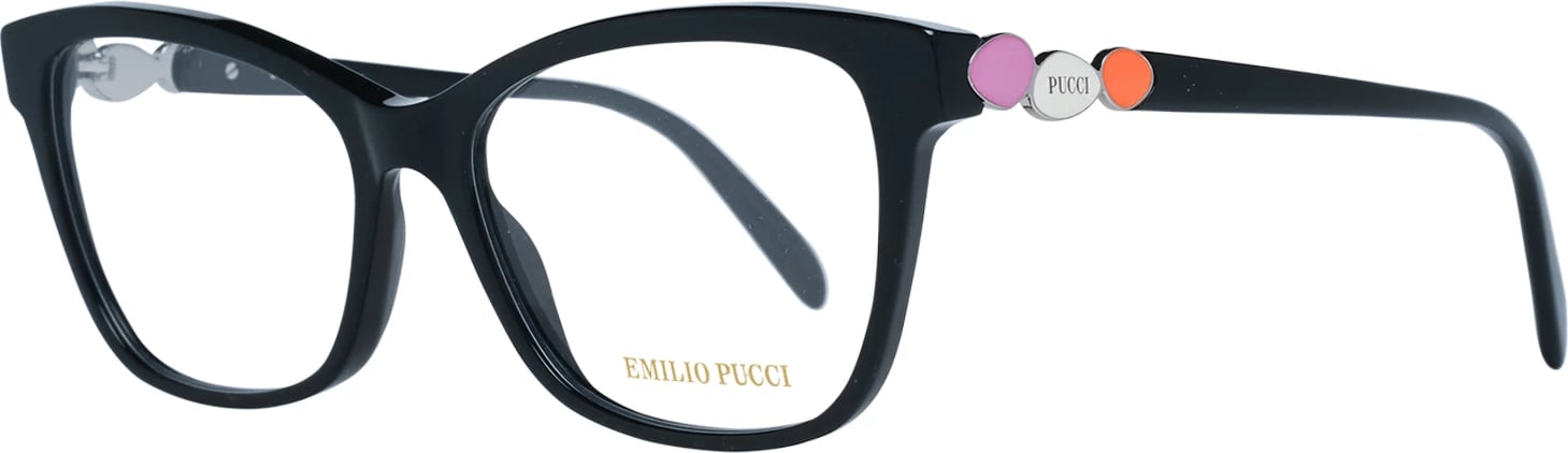Kornizë optike për femra Emilio Pucci, e zezë 