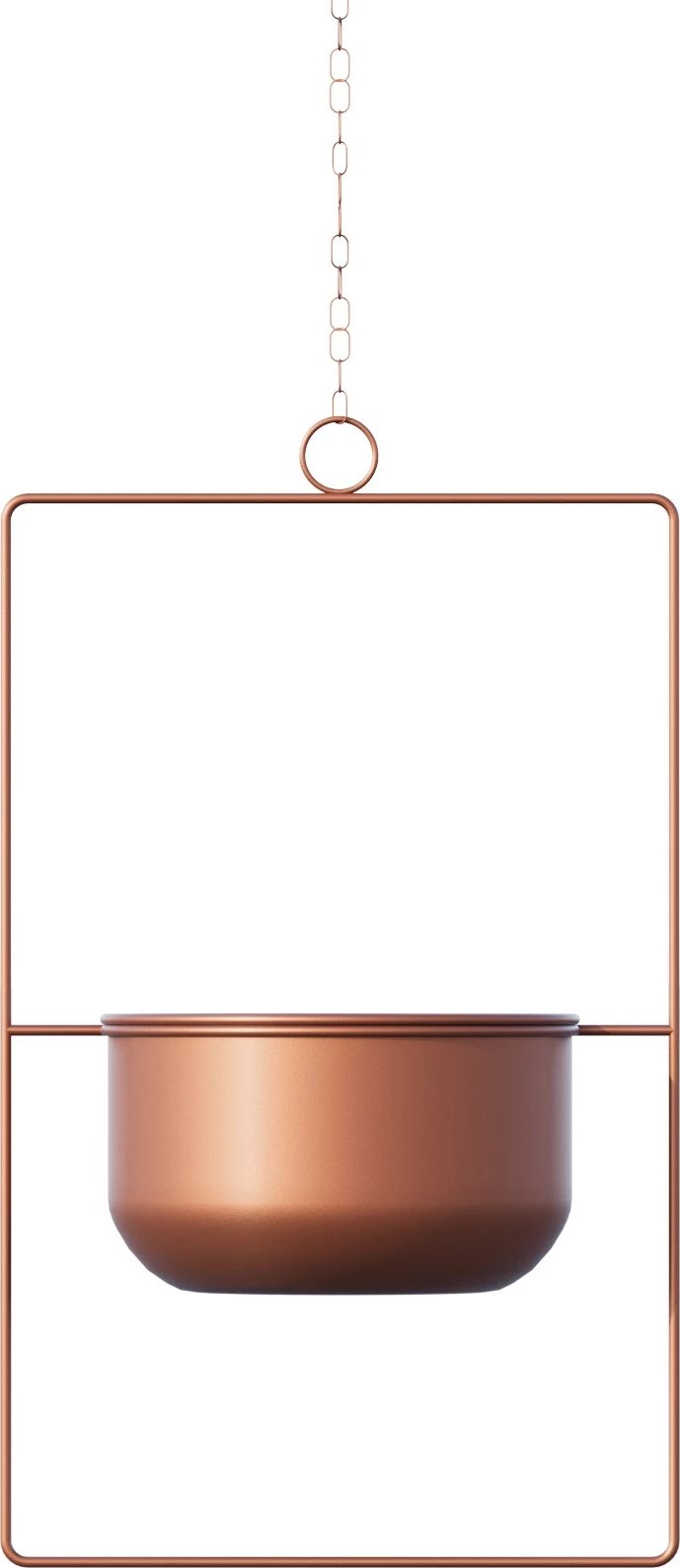 Vazo dekorative varëse, ngjyrë bakri, Evila Originals