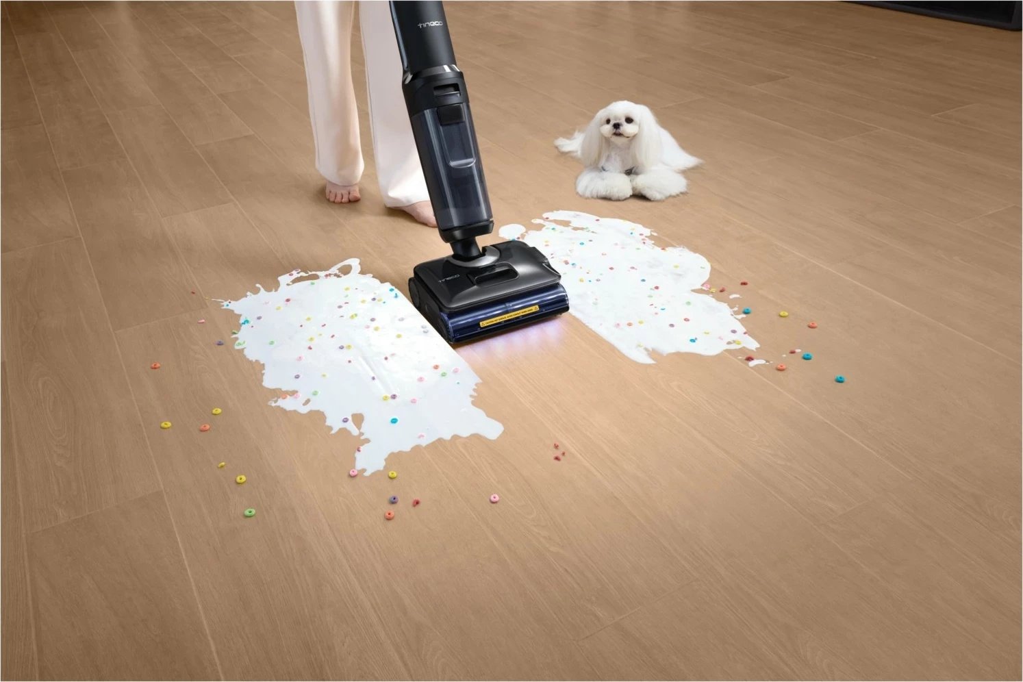 Pastrues dyshemeje Tineco Floor One S7 Stretch Steam Plus, me avull, i zi