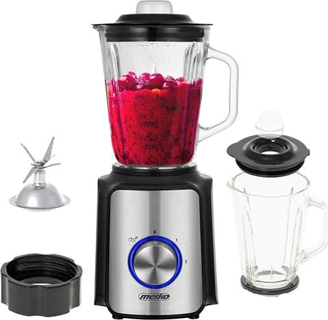 Blender Adler MS4080 1.5L kavanoz qelqi 600W 2 shpejtësi funksion Pulse Blender Adler MS4080 1.5L kavanoz qelqi 600W 2 shpejtësi funksion Pulse