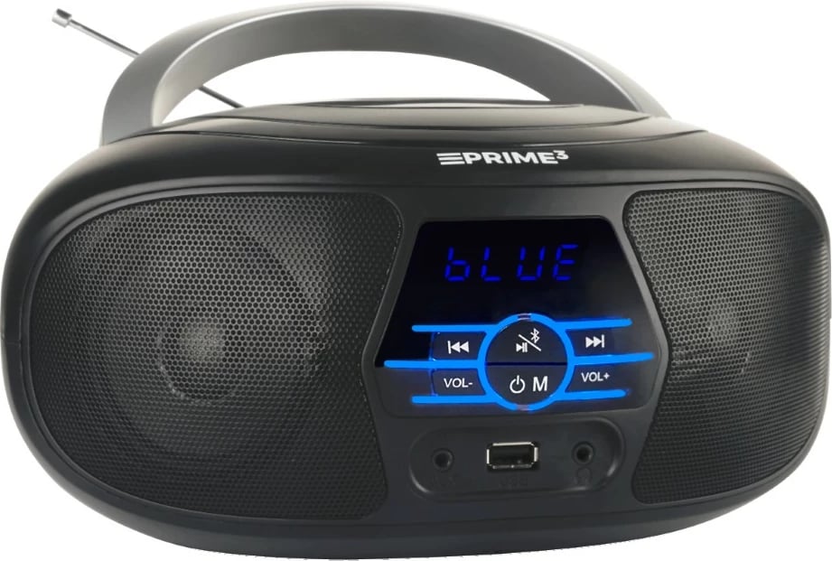 Boombox PRIME3 ABB11BT NANO, Bluetooth, FM, USB, i zi/argjendtë