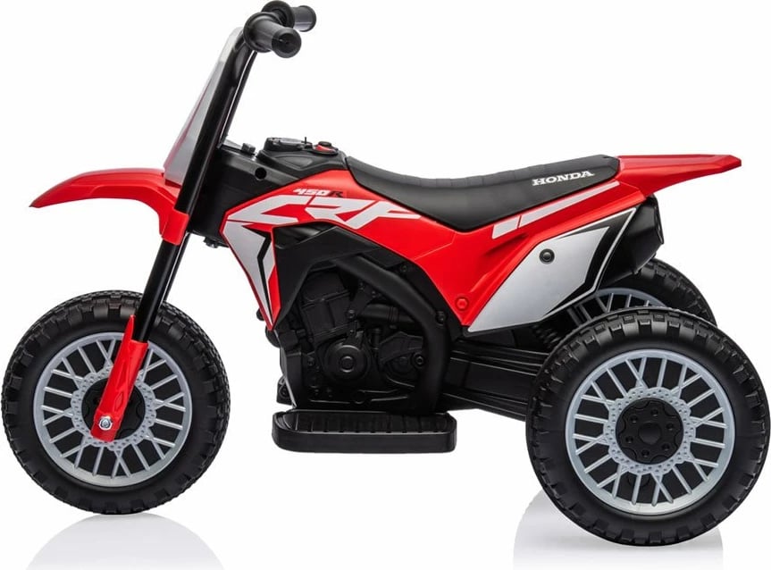 Motoçikletë elektrike lodër, Milly Mally, Honda CRF 450R, 6V 4.5Ah 30W, 2.5-3 km/h, 24M+, e kuqe