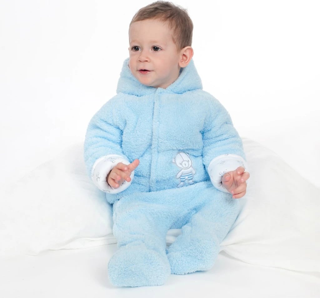 kombinezon dimri bebe, New Baby, Nice Bear, madhësia 68 (4-6m), blu