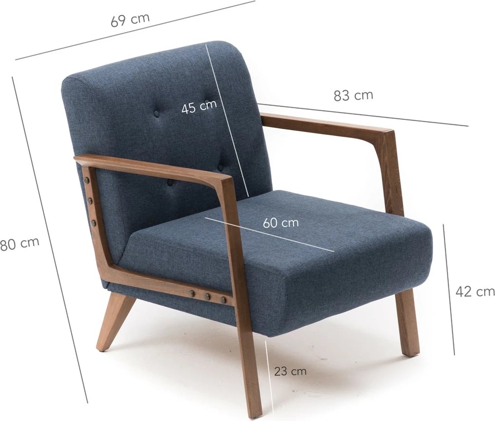 Karrige Wing, Atelier del Sofa, Kemer, ngjyrë kaltër