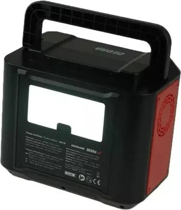 Stacion portativ energjie DEDRA DEZS0300, 20000 mAh, 500 W, Kuq