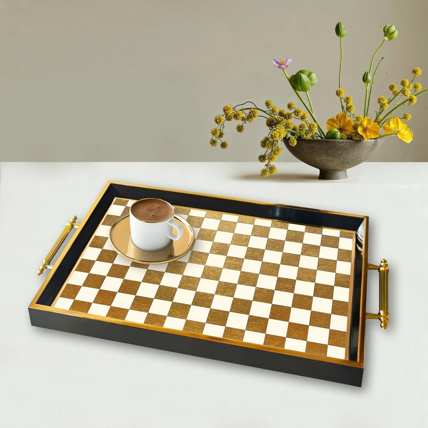 Tabaka qelqi Aberto Design, shumëngjyrëshe, TPA9915, 50x29x3.5cm